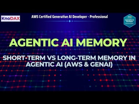 Memory in AI Agents Explained | Short-Term vs Long-Term Memory in Agentic AI (AWS & GenAI)