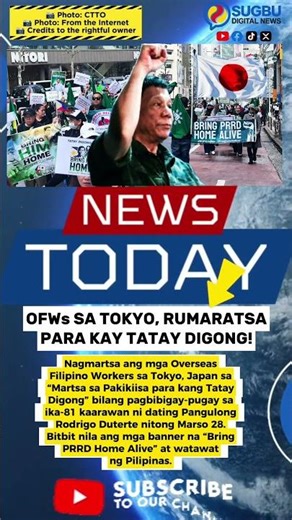 OFWs SA TOKYO NAGMARTSA PARA KAY PRRD!#PRRD #OFWJapan #Duterte #viral