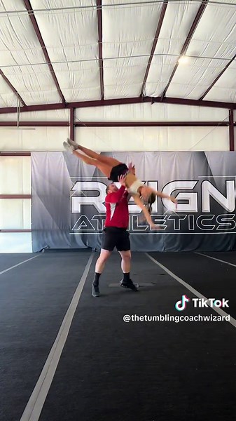 I’m a very uplifting person! #fyp #stunt #tumbling #coach #wizard | tumbling