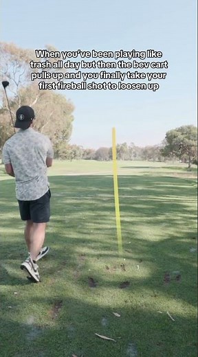 Sometimes all you need a some birdie juice to get your golf shot right 🍻 #golf #golfswing #pov #😂