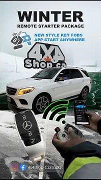 Mercedes GLE Remote Starter – with New Style Key Fobs & Phone App #mercedes #remotestart #4x4shop