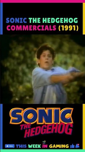 Sonic The Hedgehog Commercials From 1991.