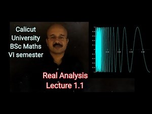 Real Analysis 1.1