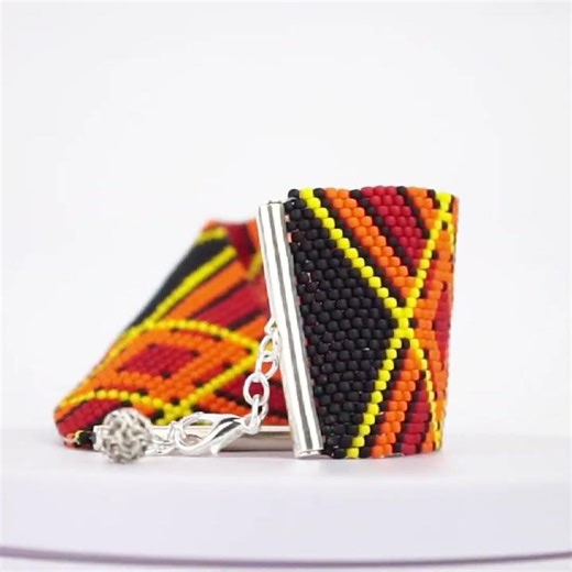 FIRE KILT - classic plaid bracelet pattern