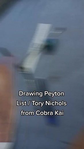 Drawing Peyton List / Tory Nichols from Cobra Kai