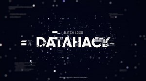 Videohive Glitch Logo - Data Hack - 22905517 AEdownload.com