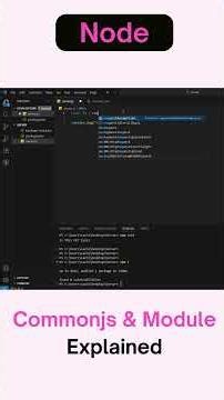 CommonJS vs ES Modules in Node.js 🔥 Explained Simply #Shorts