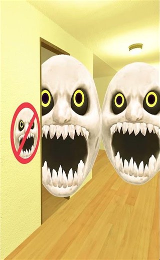 Angry Moon can't enter the Room but D Billions Boom Boom Om Nom with Nextbots