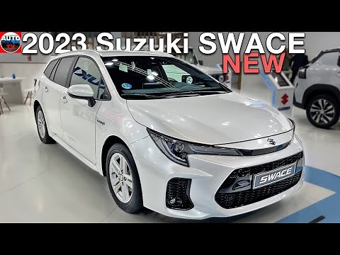 NEW 2023 Suzuki Swace Hybrid - Visual REVIEW (Toyota Corolla Touring Sports Platform)