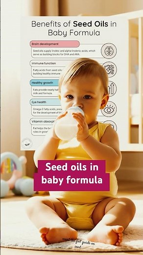 Seed Oil in Baby Formula Explained | What Parents Should Know #parentadvice #babyfeeding #seedoil