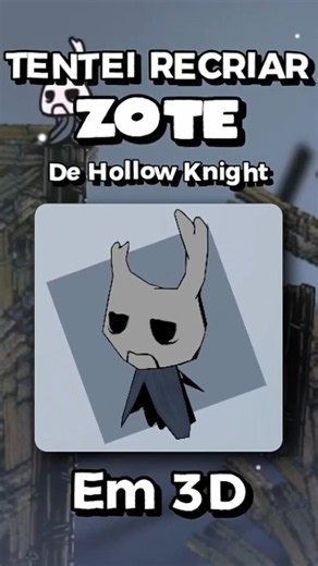 I TRIED RECREATING ZOTE IN 3D (Hollow Knight) -- Requests #hollowknight #hollowknightsilksong #bl...