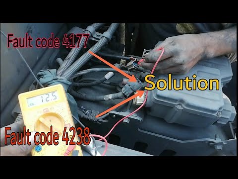 Fault code 4177 and 4238 vehical pickup problem and Uria consumption nil solution