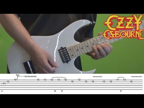Ozzy - Bark at the Moon - Guitar Lesson (Solo) with Tabs!