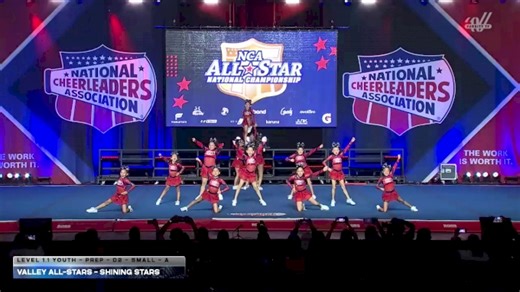 Valley All-Stars - Shining Stars [2026 L1.1 Youth - PREP - D2 - Small - A] 2026 NCA All-Star National Championship