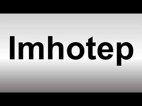 How to Pronounce Imhotep