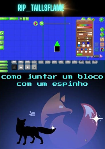 cube+spike tutorial #dashmetry #gd #geometrydash #fyp #viral #foryou #recomended #loidy #aura #tails