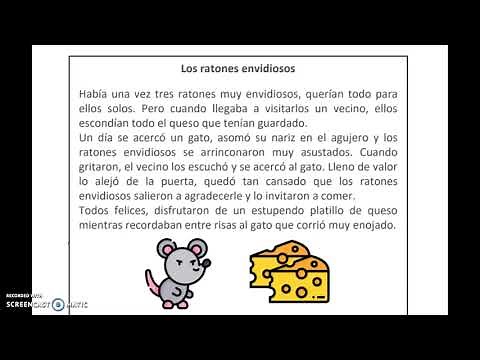 LOS RATONES ENVIDIOSOS. Lectura proyecto M.I.R.A.N.D.A primer grado primaria