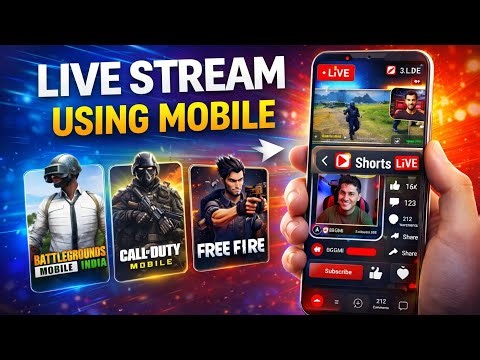 How to live stream games using mobile phone ? 🔥 | No PC required 😲 | SparshX