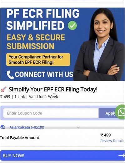 🚀 Simplify Your EPF ECR Filing Today! #epfgov#EPFO #EPFECR #ecrfiling #PayrollSupport #pfchallan