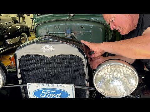 1931 Ford Model A Pickup Repairs – Remove the Radiator