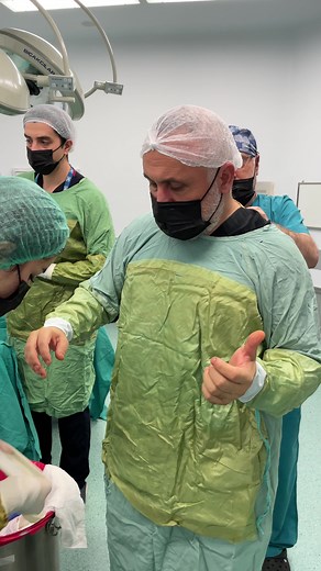 Prof. Dr. Hasan Erdem's Surgical Preparation Process