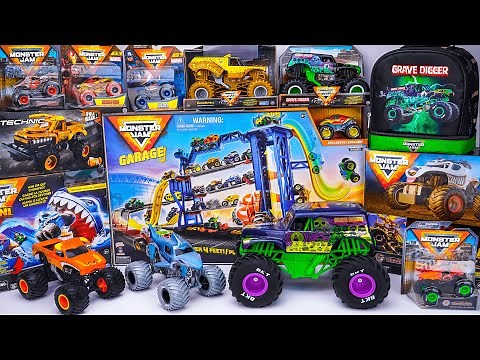 Monster Jam Collection Unboxing Review | Monster Jam Garage Playset