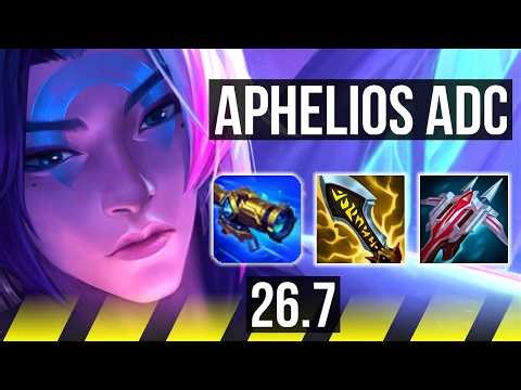APHELIOS & Thresh vs VEL'KOZ & Ezreal (ADC) | 74K damage | EUW Grandmaster | 26.7