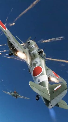 Mitsubishi Zero in a WW2 Dogfight! 🇯🇵⚔️ #shorts #ww2 #zero| Plane World