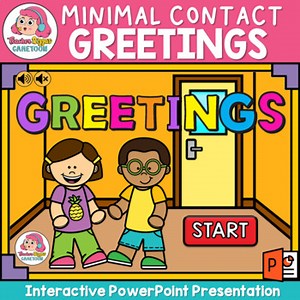 MINIMAL CONTACT GREETINGS PowerPoint Game