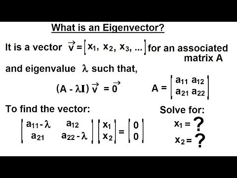 Linear Algebra: Ch 3 - Eigenvalues and Eigenvectors (5 of 35) What is an Eigenvector?