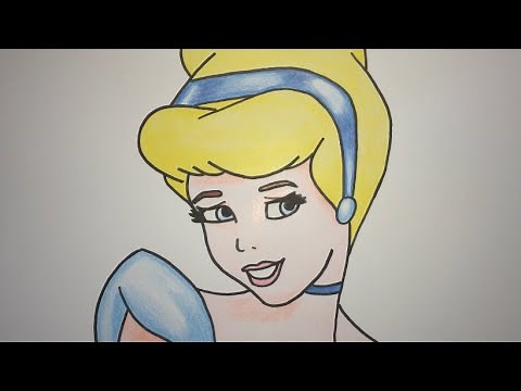 How To Draw Cinderella Step By Step