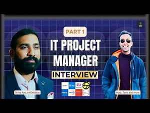 IT Project Manager Interview with Shiva | ex-Deloitte | Stakeholder Analysis | Part 1 #interviewprep