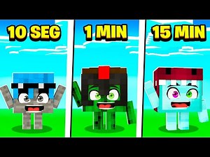 LOS COMPAS SE TRANSFORMAN EN BLOQUES 5 MINUTOS / 1 MINUTOS / 10 SEGUNDOS EN MINECRAFT