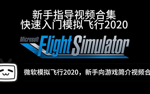 【微软模拟飞行2020】- 新手向游戏简介及指导视频合集