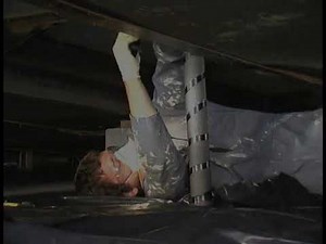 Mobile Home Weatherizing the Underbelly