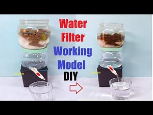 water purification (filter) working model science project - diy - simple and easy | DIY pandit