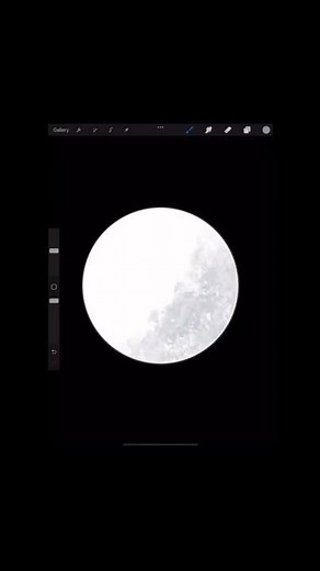 How To Draw The Moon in Procreate | easy drawing tutorial
