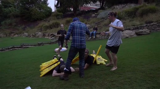 I let a stranger join our hill tubing race