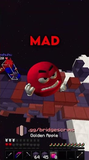 not even close #2v1 #minecraft #hypixel #bedwars