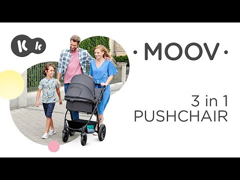 Kinderkraft MOOV 3-in-1 pushchair | up to 22 kg | with car seat