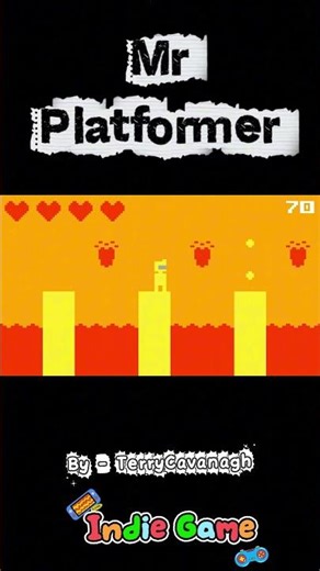 Mr Platformer 2D Indie Platformer Pixel Art Game By Terry Cavanagh Made With Godot Engine