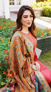 14K views · 455 reactions | Once in a while, it’s fun to go out of our comfort zone. Daring to wear red yet again and loving it 殺 Pick your favourite from the Baidehi Collection at your nearest retailer @labelvarsha ♥️ | Makeup by Saba | Facebook