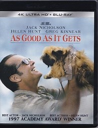 As Good as It Gets 4K Blu-ray (4K Ultra HD   Blu-ray)