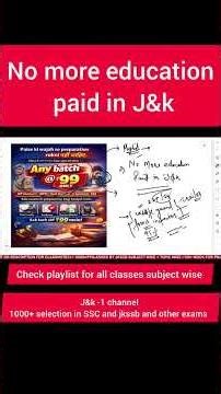 FREE CLASSES FOR JKP-CT//JKPSI//FAA//JR ASSISTANT//JKSSB ALL EXAM #jkssb