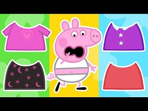 Peppa Pig Dress Up Game 👗🐷 Peppa and Friends Fun Outfits | Kids DingDong