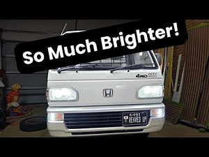 Swapping LEDs Into a 30-Year-Old Honda Kei Truck!