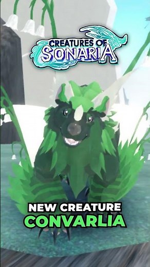 SKUNK CREATURE CONVARLIA 🦨 Creatures of Sonaria #shorts