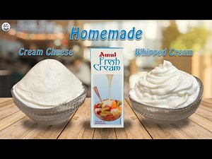 How To Make Homemade Cream Cheese & Whipped Cream | Cream Cheese Recipe | Whipped Cream Recipe | HP