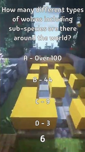 How many different types of wolves including sub-species are there around the world?