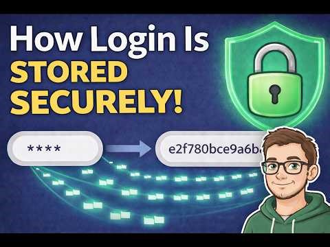 How Login Is Stored Securely (Hashing Explainerd) - A Calm, Clear Coding Tutorial